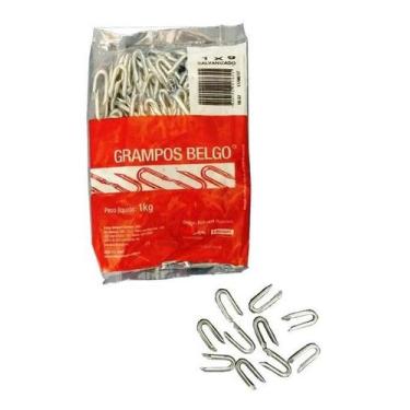 Imagem de Grampo Para Cerca 1x9 Arame Liso E Farpado Tela 01 Kg Belgo, Grampo pa