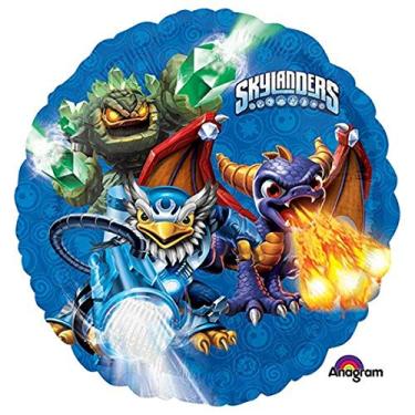 Imagem de Anagram Balão de alumínio Skylanders Group, 45,72 cm, multicolorido