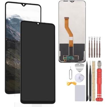 Imagem de FKBAightccy Substituição de tela para T-Mobile Revvl V+ 5G / Revvl V Plus 5G 17.3 cm LCD Display Touch Digitalizador Assembléia com ferramentas