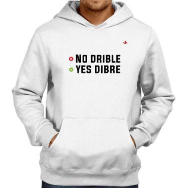 Imagem de Moletom No drible, yes dibre - Foca na Moda, Branco, GG
