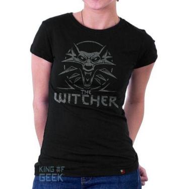 Imagem de Babylook The Witcher Geralt De Rívia Blusinha Série Jogo - KING OF GEE