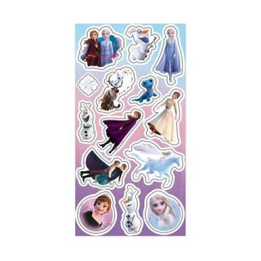 Imagem de Cartela Adesiva - Frozen - Disney - 14 unidades - Regina - Rizzo