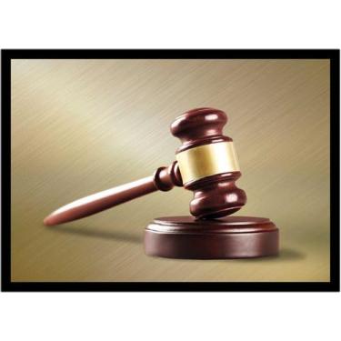 Imagem de Quadro Decorativo Direito Advogados Martelo Da Justiça Sala Escritório