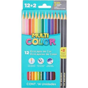 Imagem de Lápis de Cor com 10/ 12/ 24 e 36 Cores - Multicolor / WX GIFT - Faber-
