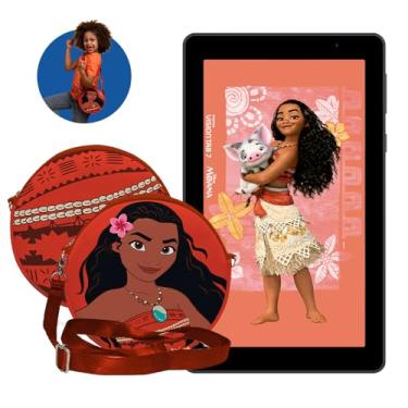 Imagem de Tablet Positivo Vision TAB 7 Moana - Processador Octa-Core 3GB RAM 64GB Armazenamento, Tela 7” IPS, Bateria 3100mAh, Android 14 Go, Wi-fi - Preto - Inclui 2 Itens de Proteção (Capa e Transporte)