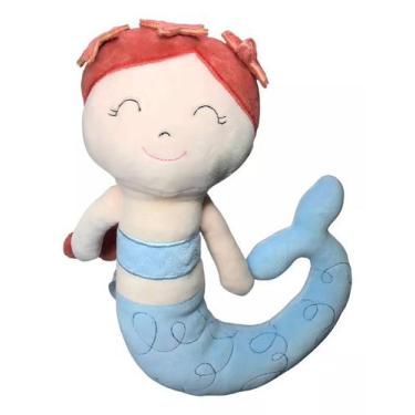 Imagem de Boneca Sereia Athina De Pano Antialérgico E Lavável Zip Toys