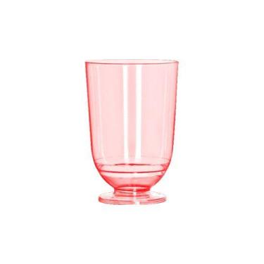 Imagem de 50 Taça Tacinha para Doces Mousse Licor 50ml - AAZ, Translúcido Vermel