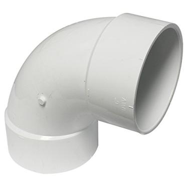 Imagem de Canplas 192256 PVC DWV Curva de 90 graus, 15,5 cm, Branco