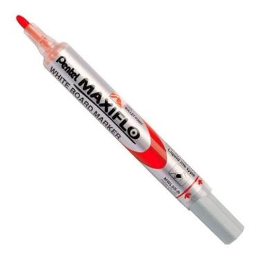 Imagem de Marcador Vermelho Maxiflo Ponta Fina - Mwl5Sb - Pentel