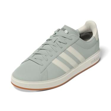 Imagem de adidas Grand Court 2.0 Tênis feminino, Linho verde/branco fora/prata metálico, 41