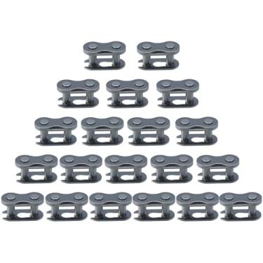 Imagem de YOXUFA 420 Cadeia Master Link para 90cc 110cc 125cc XR50 CRF50 Pit Bike Tao Tao Dirt Bike Coleman CT200U Mini Bike ATV Quad Buggy Pacote com 20 Peças