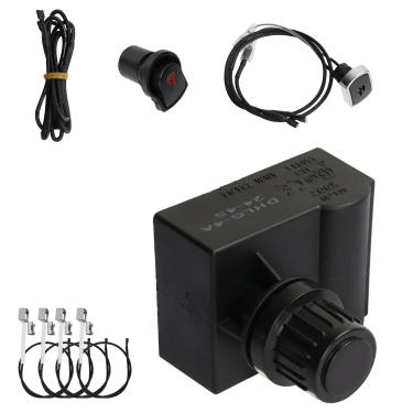 Imagem de Outspark G511-0055-W1 4-Outlets Grill Igniters para Charbroil Kit de substituição de módulo de ignição eletrônica com fios e 2 botões de pressão para sistemas de ignição Charbroil Surefire