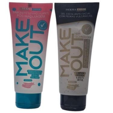 Imagem de Kit Dermachem Make Out Sabonete e Esfoliante Facial, Make Out