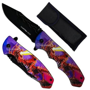 Imagem de Canivete Semiautomático com Lâmina 9cm e Design Compacto para Uso Prol