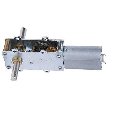 Imagem de Motor de engrenagem helicoidal, motor de engrenagem helicoidal WGF180-55, motor de engrenagem helicoidal turbo 12V 0,5A Motor de redução de caixa de engrenagem helicoidal para suporte de exibição, motores de ventilador elétrico (volta 12V90)