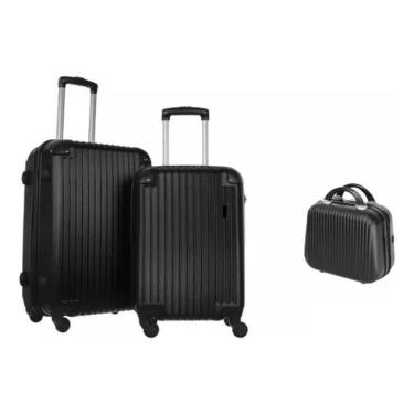 Imagem de Kit Malas 360º 23kg, 32kg + Frasqueira Marca Preto
