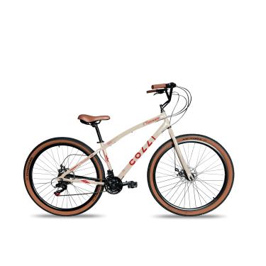 Imagem de Colli Bike, Bicicleta Vancouver Konfort, Aro 29 Aero Parede Dupla, 36 Raias, Quadro Rebaixado 15,5, Aço Carbono, Freio a Disco Dianterio e Traseiro, KIT 21 Velocidades, Guidão Konfort