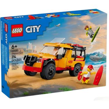 Imagem de Lego City Caminhão de Resgate de Praia Salva-vidas 60453