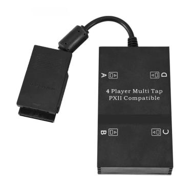 Imagem de MultiTap para PS2 para 4 controladores preto