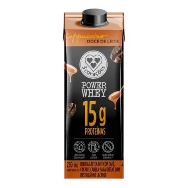 Imagem de Kit c/ 2 Bebida lactea Uht power whey 250ml 3 Coracoes - 3 Corações