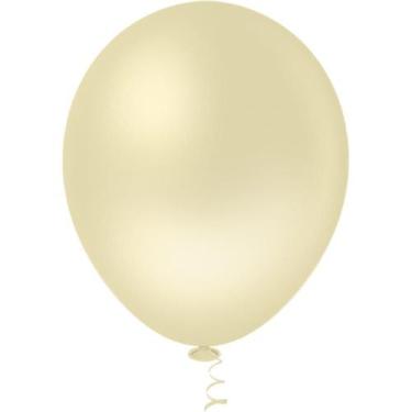 Imagem de Balão 16 Polegadas Liso Amarelo CANDY Pacote com 12 Unidades - Riberba