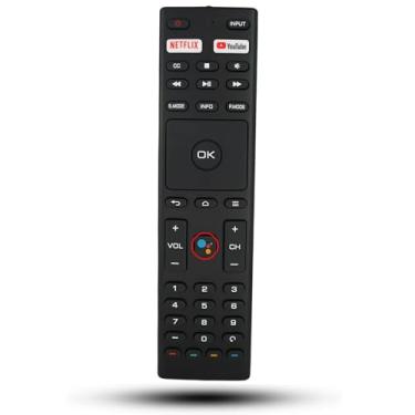Imagem de Controle remoto substituído Voice RM-C3329 para Smart TV Konka 4K UHD Android 32H31A 40H33A 43U55A 50Q75A 50U55A 55Q75A 55U55A 65Q75A 65U55A 75Q75A 75U55A 75U55A