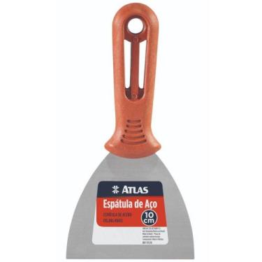 Imagem de Espátula de Aço Carbono com Cabo de Plástico 10cm - 175/10 - PINCEIS A