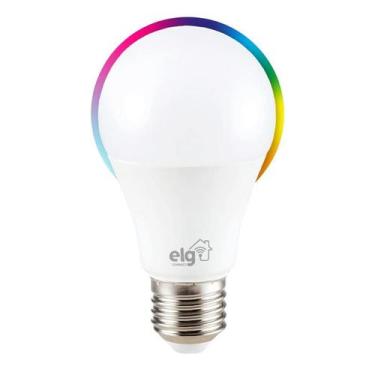 Imagem de Lâmpada Inteligente ELG LED RGB 10W SHLL100 Wi-Fi Bluetooth Alexa E Go