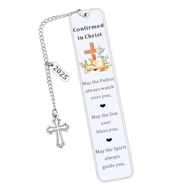 Imagem de Presentes de confirmação 2025 para meninas, meninos, adolescentes, presente cristão inspirador com versículo da Bíblia para confirmação de primeira comunhão, batismo, eventos religiosos, Páscoa
