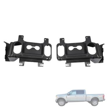 Imagem de Magimaker Duto de admissão de ar do para-choque dianteiro esquerdo e direito HC3Z-8311-H HC3Z-8310-G compatível com Ford F-250 F-350 F-450 F-550 2017-2019 Duto defletor de ar de suporte de radiador