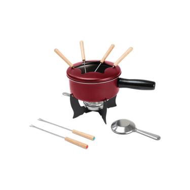 Imagem de Conjunto Para Fondue 1257116 10 Peças Vermelho Brinox Vermelho
