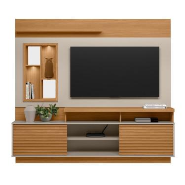 Imagem de Home Para Tv Até 60 Linea Brasil Eldorado 2.0 Nature/offwhite