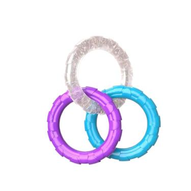 Imagem de Brinquedos de treinamento de cães, brinquedo de mastigar para mastigar agressivos, discos voadores para raças médias e grandes, anel flutuante para cães para arremessar, pegar voar, brinquedo leve