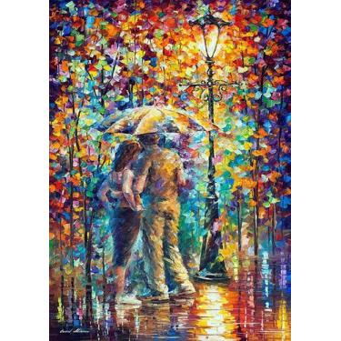 Imagem de Adesivo Decorativo de Parede Romântico Casal Pintura - Gaudesivos