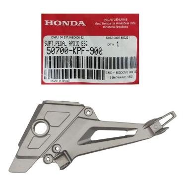 Imagem de Suporte Pedal de Apoio Genuíno Honda CBX 250 Twister 2001-2008