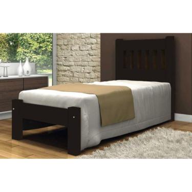 Imagem de Cama Solteirão (Solteiro Extra) Pérola de Madeira Maciça Tauari