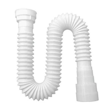 Imagem de Sifão Sanfonado Multiuso Lavatório/Pia/Tanque 52Cm Branco - Taivi