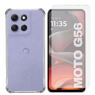 Imagem de Capinha Anti Shock + Peli. Hidrogel Compatível Para Moto G56 - Generic