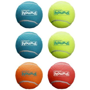 Imagem de Outward Hound Brinquedo Squeaker Ballz Fetch para cães, pequeno, pacote com 8