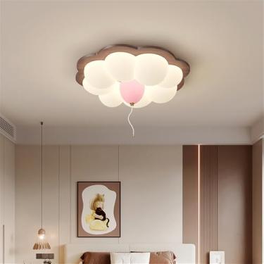 Imagem de OUFULA Nórdico Moderno Quarto Infantil Lâmpada De Teto LED Moda Criativo Balão Quarto Da Menina Estudo Jardim De Infância Decoração Luz (Estilo 10)