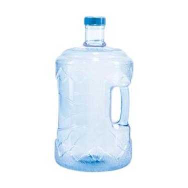 Imagem de harayaa Garrafa dispensadora de água, jarra, 7,5L, tampa de rosca, recipiente espesso, barril de água mineral para bebidas esportivas, viagens, acampamento ao, a