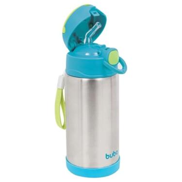 Imagem de BUBA Garrafa Térmica Parede Dupla 400 Ml - Azul, Azul, Tamanho único