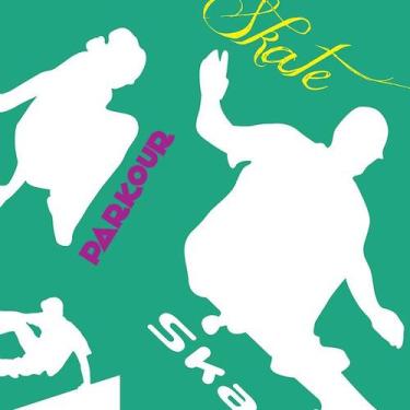 Imagem de Papel de Parede Adesivo Infantil Skate - 130 - Multimpressão