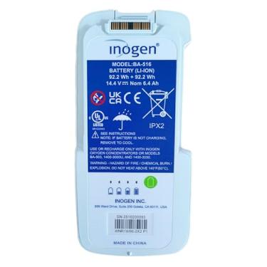Imagem de PULADU Bateria original BA-516 para iongen OxyGo FIT Oxygen Machine Bateria de íon de lítio de 14,4 V