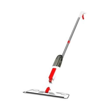 Imagem de Mop Spray De Mão Em Modo Duplo Para Piso De Madeira, Mop Plano Úmido E