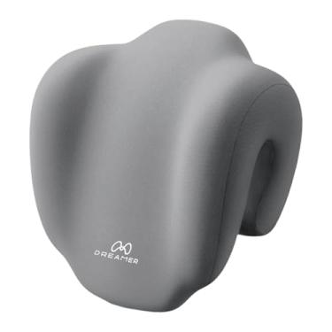 Imagem de oshhni Travesseiro de espuma viscoelástica para cadeira de trabalho, confortável, respirável, multifuncional para pausas de almoço para adultos, suporte de, Cinza Claro