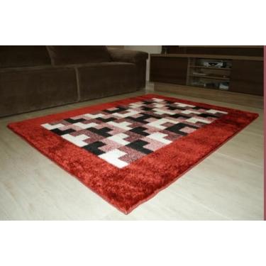 Imagem de Tapete Life Spirit Shaggy 50mm Mosaico-2 100x150 cm