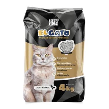 Imagem de Areia Higiênica para Gatos EL Gato Linha Primium Anti Odor 100% Natural (Natural - 4Kg)