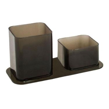 Imagem de Porta lápis/clips - fumê - 3030.I - Dello