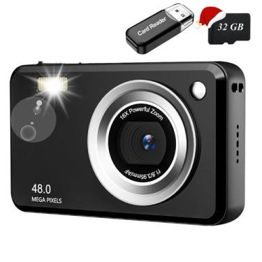 Imagem de Câmera Digital Nvgfelis FHD 48MP - Zoom 16x com Cartão de 32GB